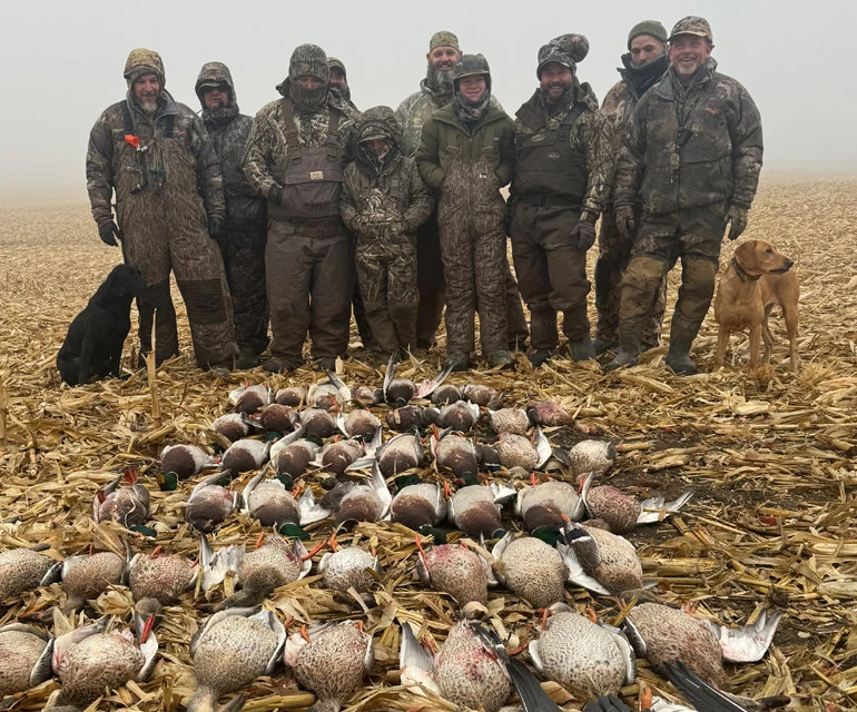 North Dakota waterfowl hunts