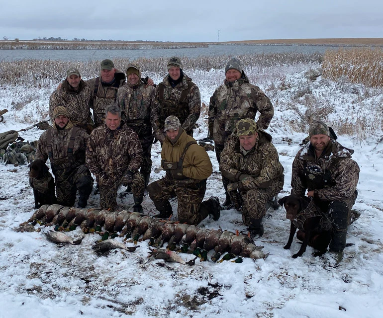 North Dakota waterfowl hunts